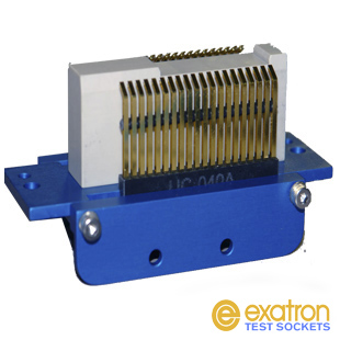Conventional contactor for IC handler sprical pins